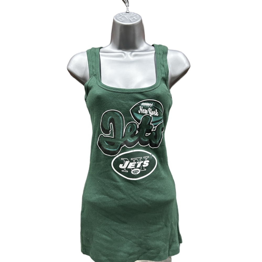 NWT NFL Team Apparel NY Jets women's Fitted Tank size small